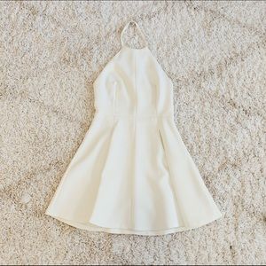 ZARA White Halter Dress